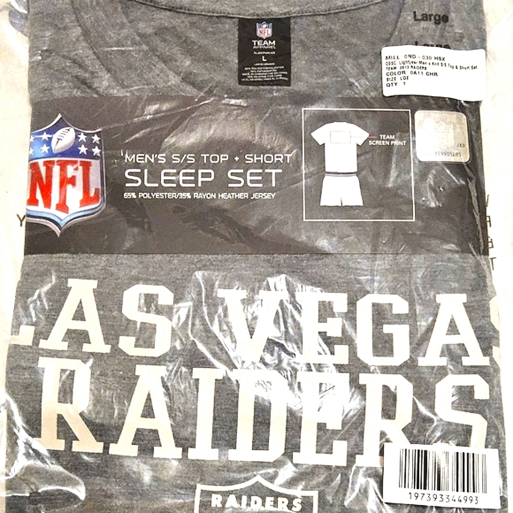 Men Officially Licensed NFL Concepts Sport Lightyear Tee & Short Set